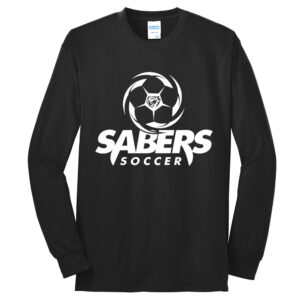CD Boys Soccer Unisex Long Sleeve Tee-Black