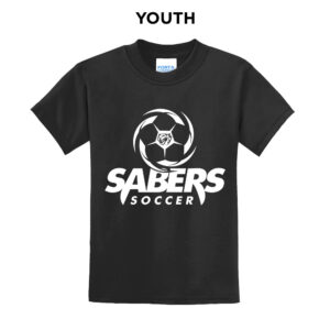 CD Boys Soccer Youth Short Sleeve Tee-Black