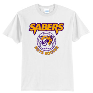 CD Boys Soccer Unisex Short Sleeve Tee-White