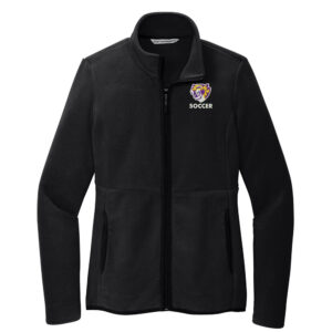 CD Boys Soccer Port Authority Ladies Connection Fleece Jacket-Black
