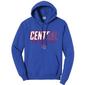 DC Boys Swimming Unisex Fleece Hooded Sweatshirt-True Royal