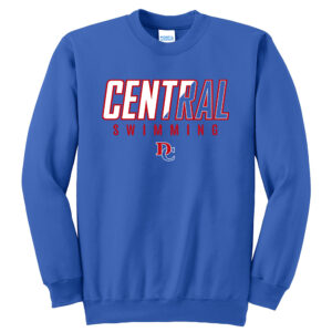 DC Boys Swimming Unisex Fleece Crewneck Sweatshirt-Royal