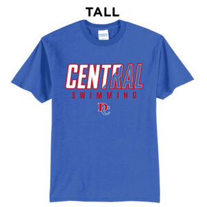 DC Boys Swimming Tall Cotton Short Sleeve Tee-Royal