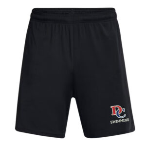 DC Boys Swimming Under Armour Men’s UA Tech Vent 7″ pocketed  Shorts-Black