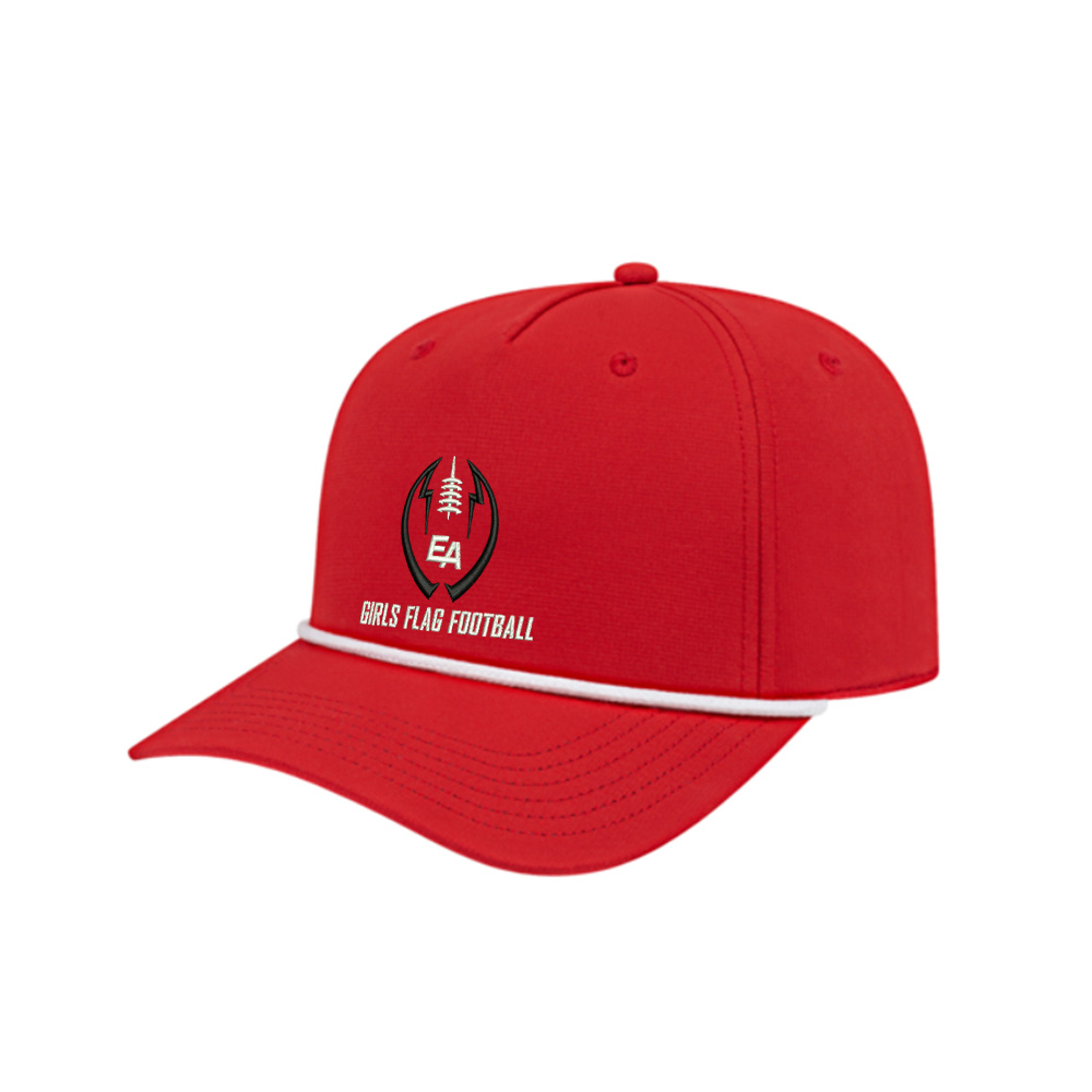 EA Girls Flag Football Cap America Athletic Rope Cap-Red/White