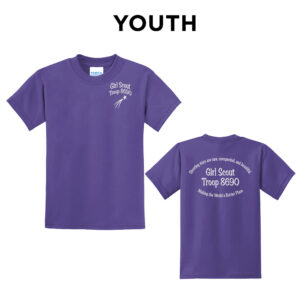 Girl Scouts Youth Short Sleeve Tee-Purple