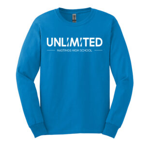 Hastings Show Choir Ultra Cotton Unisex Long-Sleeve T-Shirt-Sapphire