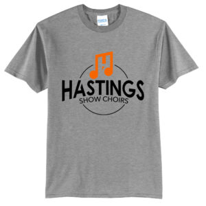 Hastings Show Choir Unisex Short Sleeve Tee-Athletic Heather