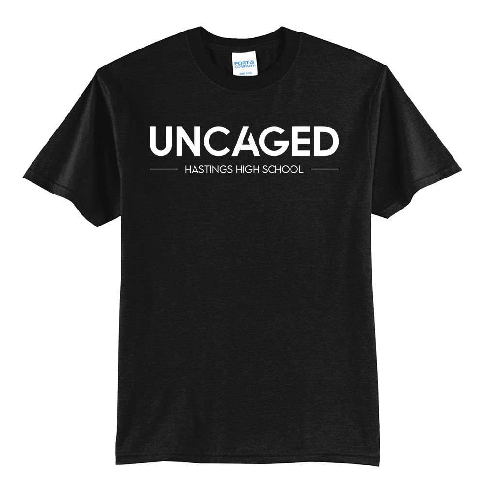 Hastings Show Choir Unisex Short Sleeve Tee-Black