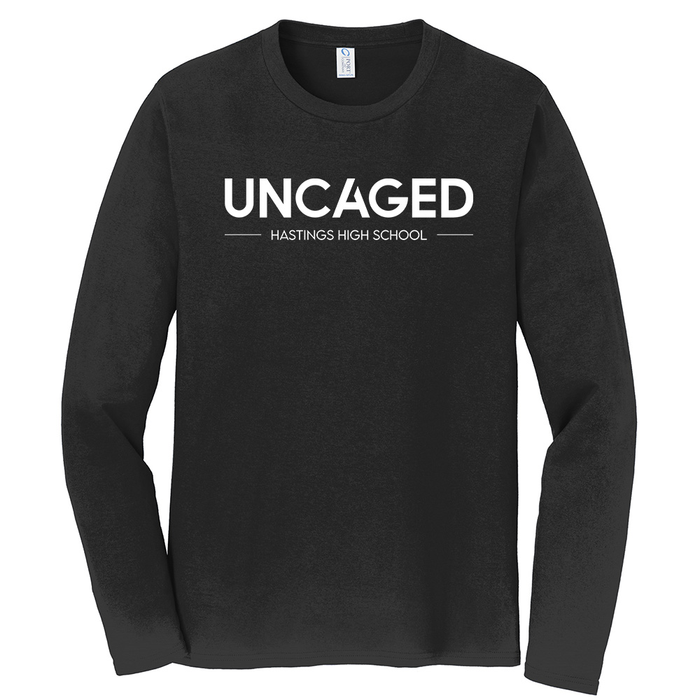 Hastings Show Choir Unisex Fan Favorite Cotton Long Sleeve Tee-Black