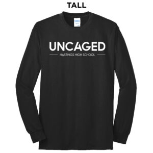 Hastings Show Choir Tall Cotton Long Sleeve Tee-Black