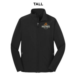 Hastings Show Choir Port Authority Tall Core Soft Shell Jacket-Black