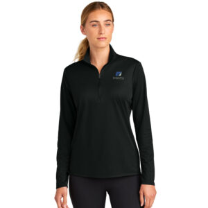 IHMVCU Sport-Tek Women’s Micropique Sport-Wick 1/4-Zip-Black
