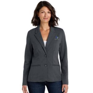 IHMVCU Port Authority Ladies Knit Blazer-Battleship Grey