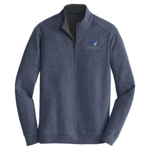 IHMVCU Port Authority Interlock 1/4 Zip Men-Estate Blue