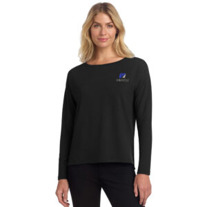 IHMVCU Mercer and Mettle Women’s Stretch Drop Shoulder Pullover-Black