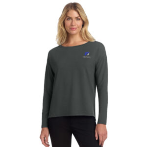 IHMVCU Mercer and Mettle Women’s Stretch Drop Shoulder Pullover-Anchor Grey