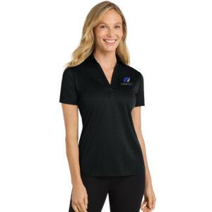 IHMVCU  Port Authority Ladies Silk Touch Performance Polo-Black