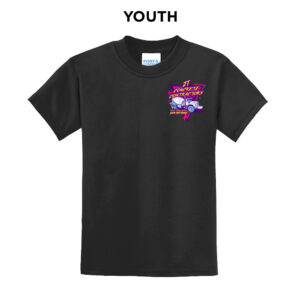JT Concrete Contractors Youth Short Sleeve Tee-Black