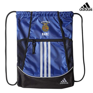 Morrison FFA adidas Alliance II Sackpack-Royal (decoration/ name best location)