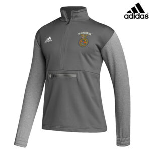 Morrison FFA Adidas Team Issue color block 1/4 zip pullover -Grey/Grey (S, 2x, 3x, 4x)