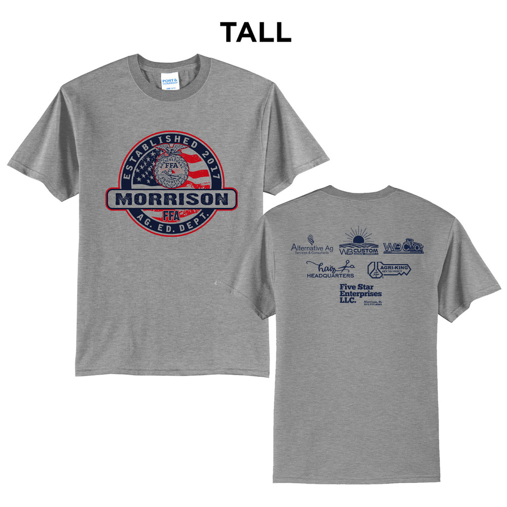 Morrison FFA Tall Short Sleeve Tee-Athletic Heather