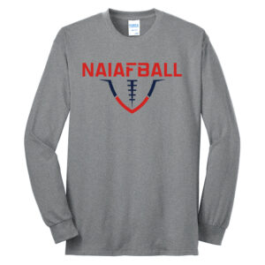 NAIA FBALL Unisex Cotton Long Sleeve Tee-Athletic Heather