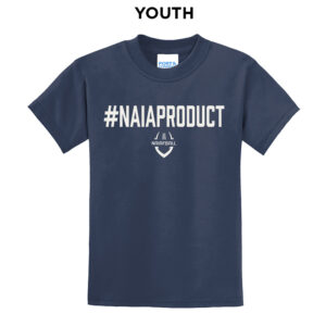 NAIA FBALL Youth Short Sleev e Tee-navy