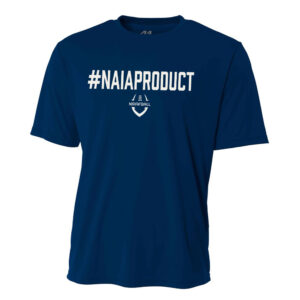 NAIA FBALL Adult Cooling Performance Tshirt  -Navy