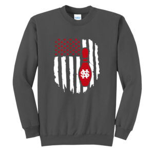 NS Bowl Unisex Basic Crewneck Sweatshirt-Charcoal