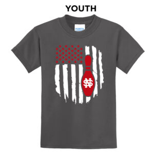 NS Bowl Youth Short Sleeve Tee-Charcoal