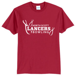 NS Bowl Unisex Basic Short Sleeve Tee-Red