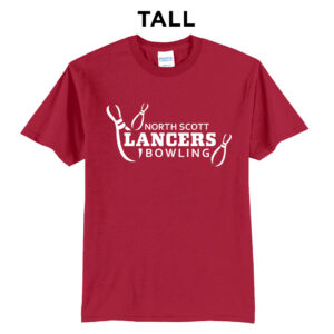 NS Bowl Tall Basic Short Sleeve Tee-Red