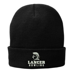 NS Bowl Fleece Lined Knit stocking  Cap-Black