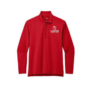 NS Bowl Port Authority C-FREE Men Double Knit 1/4-Zip-Red