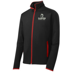 NS Bowl Sport-Tek Sport-Wick Stretch Contrast Full-Zip Jacket Men-Black/Red