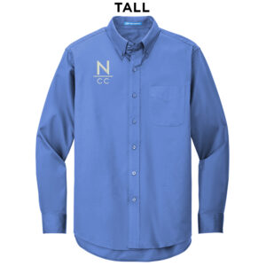 NCC Port Authority Tall Long Sleeve Easy Care Shirt-Ultrarine Blue