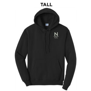 NCC Tall Fleece Hooded Sweatshirt-Black