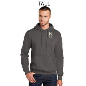 NCC Tall Fleece Hooded Sweatshirt-Charcoal