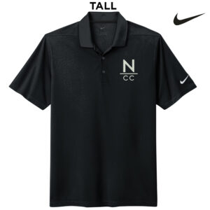 NCC Nike Dri-FIT TALL Micro Pique 2.0 Polo-Black