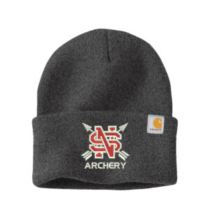 NS Lancer Archery Carhartt Acrylic Watch Cap 2.0 beanie stocking cap with cuff-Coal Heather