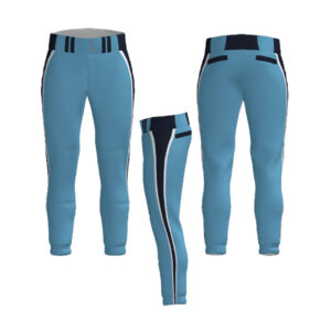 03. Xplosion Softball Sublimated Classic Softball Pants-Light Blue-Navy