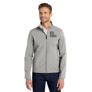 US Army Engineers New Orleans Port Authority Collective Soft Shell Jacket Men-Gusty Grey