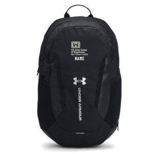 US Army Engineers New Orleans Under Armour Hustle 6.0 Team Backpack – BLACK