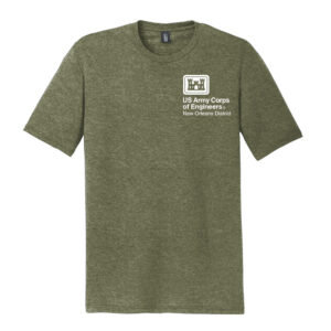 US Army Engineers New Orleans Unisex Premium Short Sleeve Tee-Military Green Frost