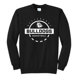 Bett Bulldogs BB Unisex Fleece Crewneck Sweatshirt-Black