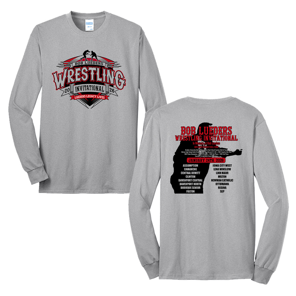 Bob Lueders Unisex Cotton Long Sleeve Tee-Ash