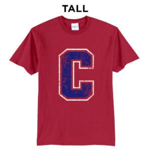 Camanche Tall Short Sleeve Tee-Red