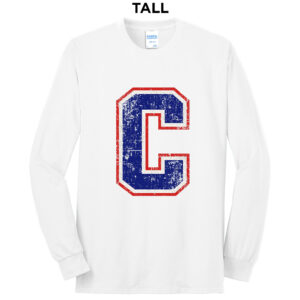 Camanche Tall Cotton Long Sleeve Tee-White