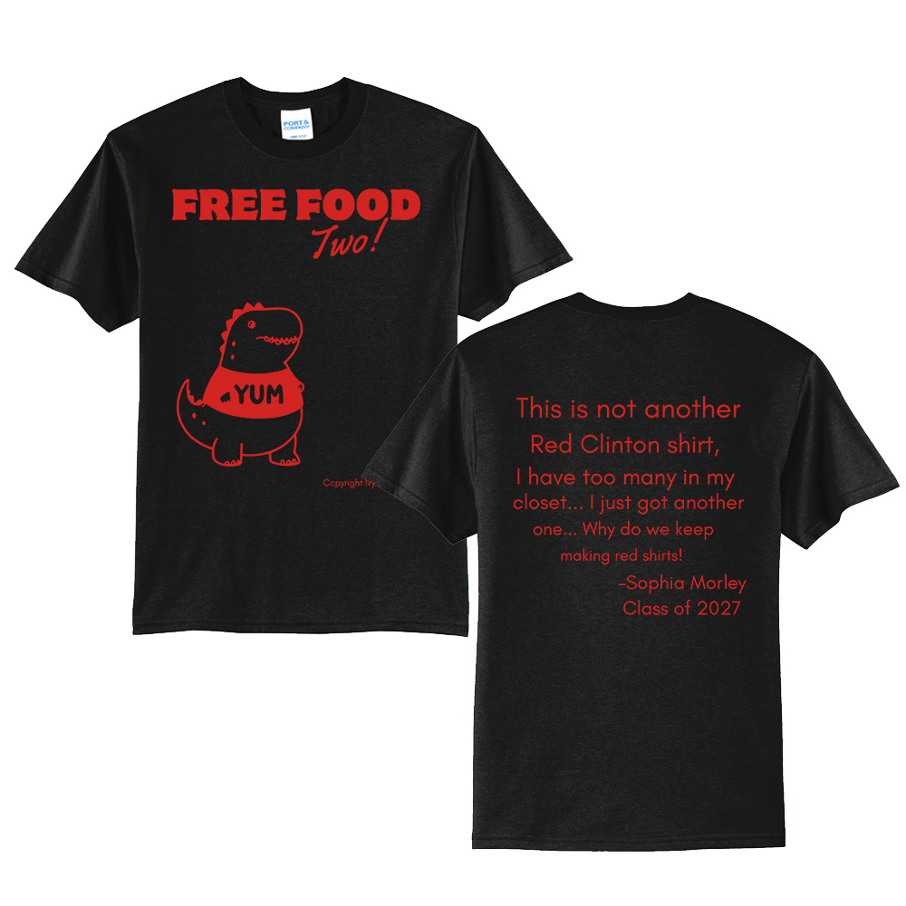 CHS Free Food Unisex Short Sleeve Tee-Black